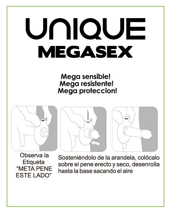 Uniq Megasex Latex Free Sensitive Condoms 3 Units | Niks.fi verkkokauppa