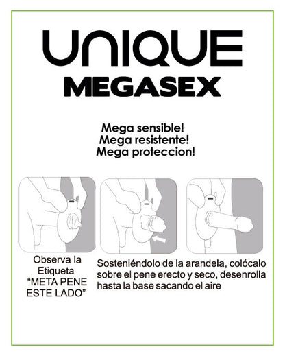 Uniq Megasex Latex Free Sensitive Condoms 3 Units | Niks.fi verkkokauppa
