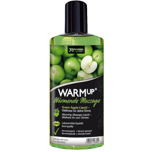 Joydivision Warmup Green Apple Massage Oil 150 Ml | Niks.fi verkkokauppa