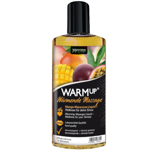 Joydivision Aquaglide Warmup Mango And Maracuya Massage Oil 150 Ml | Niks.fi verkkokauppa