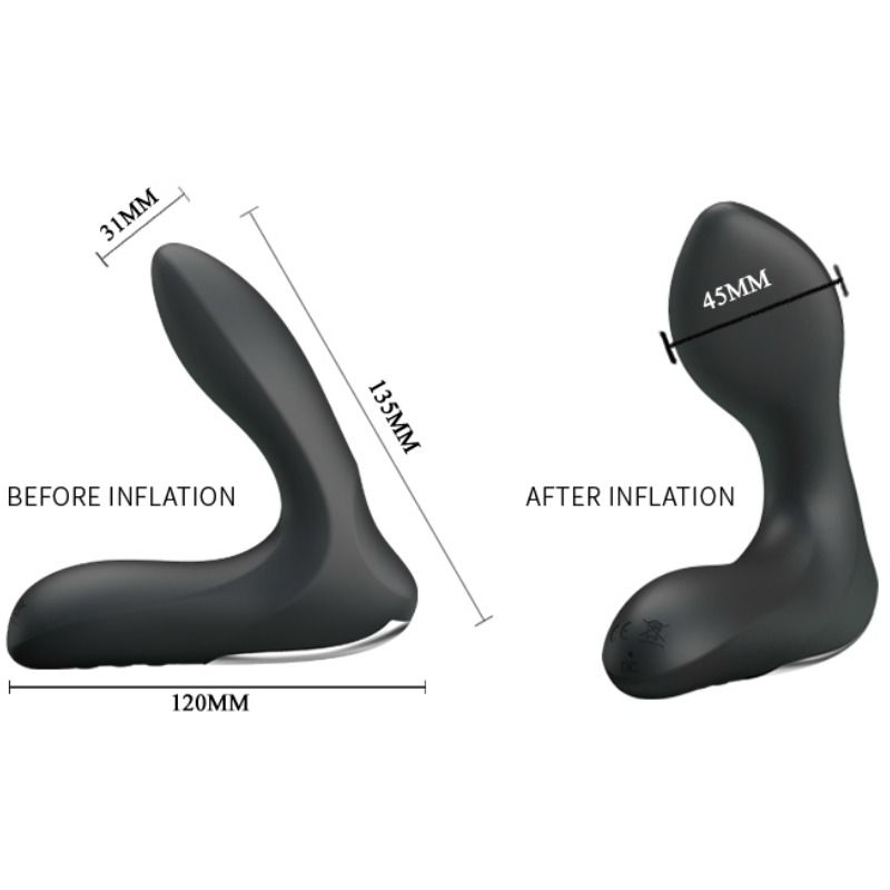 Pretty Love Leonard Inflatable Prostatic Massager With Vibration | Niks.fi verkkokauppa