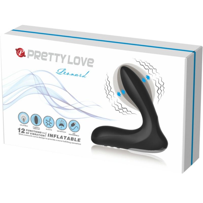Pretty Love Leonard Inflatable Prostatic Massager With Vibration | Niks.fi verkkokauppa