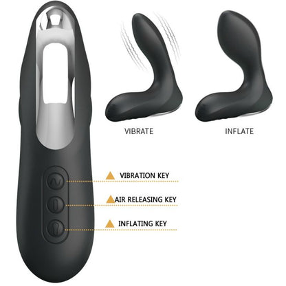 Pretty Love Leonard Inflatable Prostatic Massager With Vibration | Niks.fi verkkokauppa
