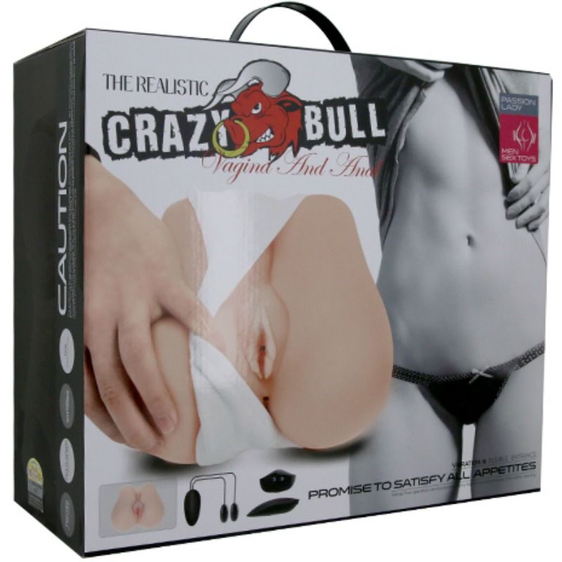 Crazy Bull Realistic Vagina And Anus With Vibration Position 3 | Niks.fi verkkokauppa
