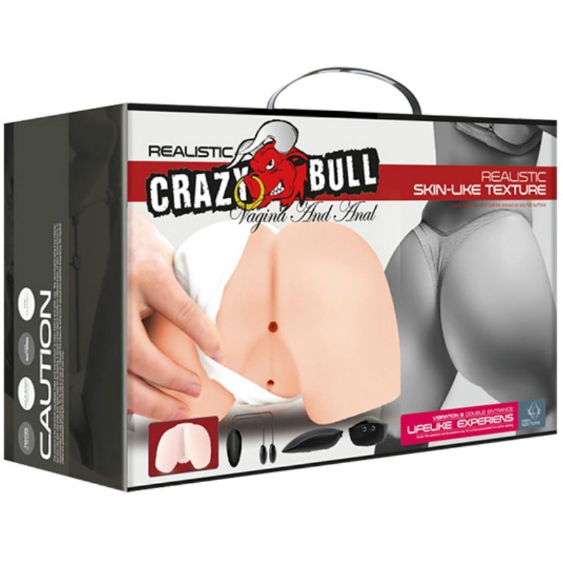 Crazy Bull Realistic Vagina And Anus With Vibration Position 4 | Niks.fi verkkokauppa