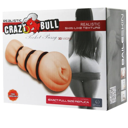 Crazy Bull Vagina Masturbator With Rings | Niks.fi verkkokauppa