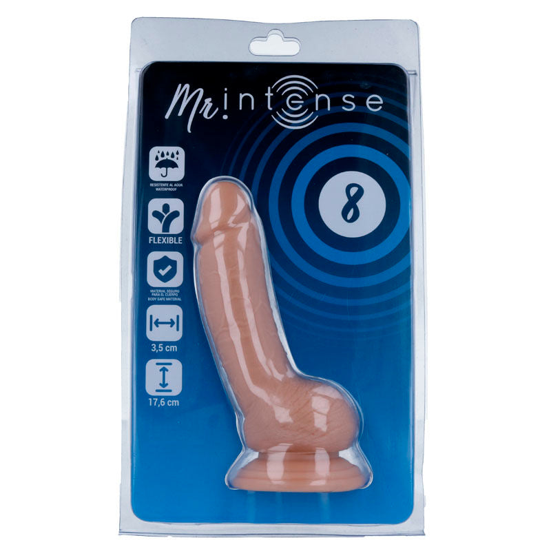 Mr Intense 8 Realistic Cock 17.6 Cm -O 3.5 Cm | Niks.fi verkkokauppa