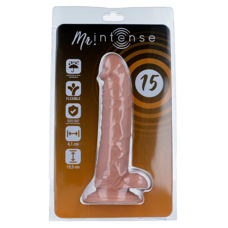 Mr Intense 15 Realistic Cock 19.5 Cm -O 4.1 Cm | Niks.fi verkkokauppa