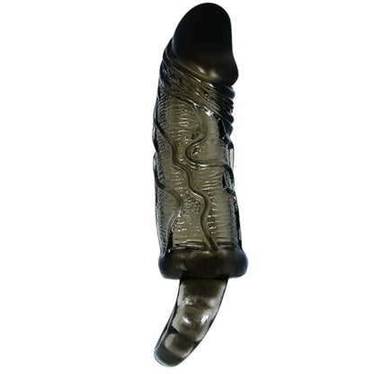 Baile Penis Extender Cover With Strap For Testicles Black 13.5 Cm | Niks.fi verkkokauppa