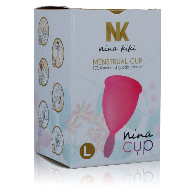 Nina Kikќ Menstrual Cup Pink Size L | Niks.fi verkkokauppa