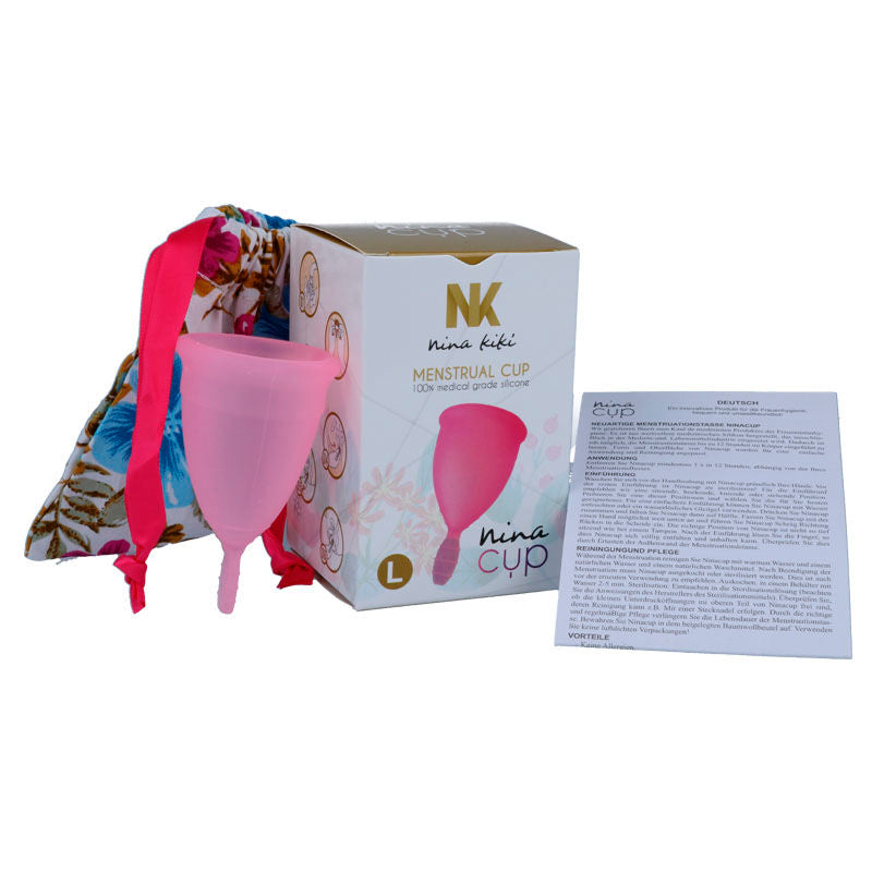 Nina Kikќ Menstrual Cup Pink Size L | Niks.fi verkkokauppa