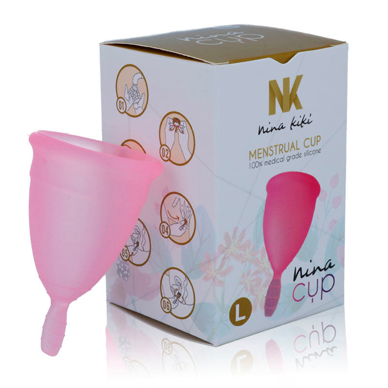 Nina Kikќ Menstrual Cup Pink Size L | Niks.fi verkkokauppa