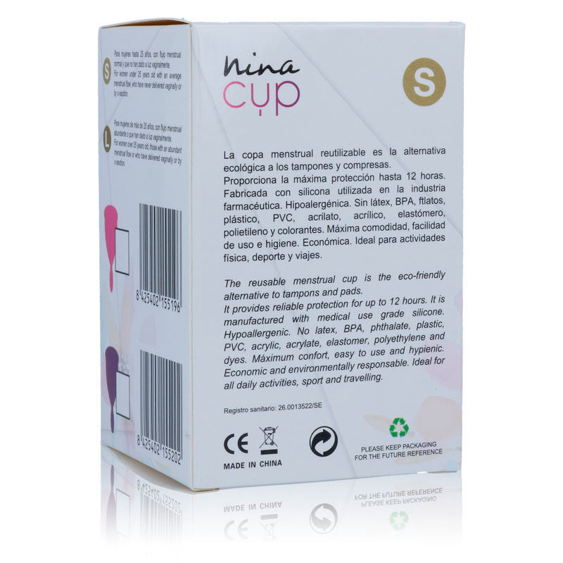 Nina Kikќ Menstrual Cup Pink Size S | Niks.fi verkkokauppa