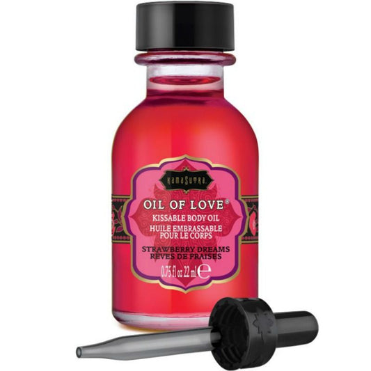 Kamasutra Edible Oil Strawberries 22 Ml | Niks.fi verkkokauppa