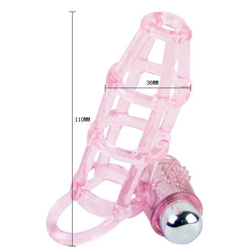 Baile Sweet 10 Rhythms Silicone Cover And Ring For The Pink Penis | Niks.fi verkkokauppa