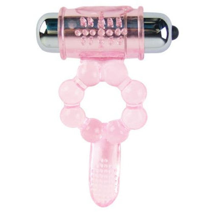 Baile Silicone Ring 10 Tongue Rhythms With Pink Vibration | Niks.fi verkkokauppa