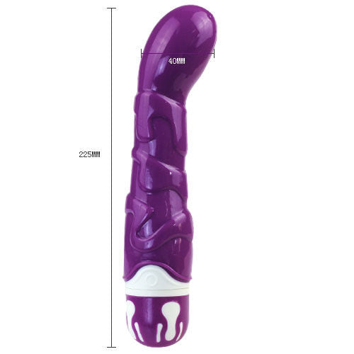 Baile Realistic Cock 10 Rhythms Sensation Violet | Niks.fi verkkokauppa