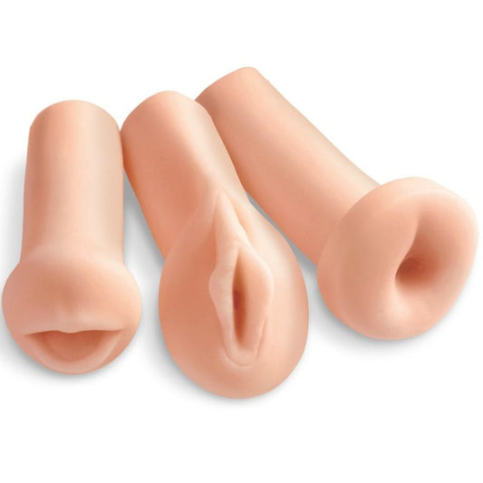 Extreme Toyz All 3 Holes Kit 3 Masturbators | Niks.fi verkkokauppa