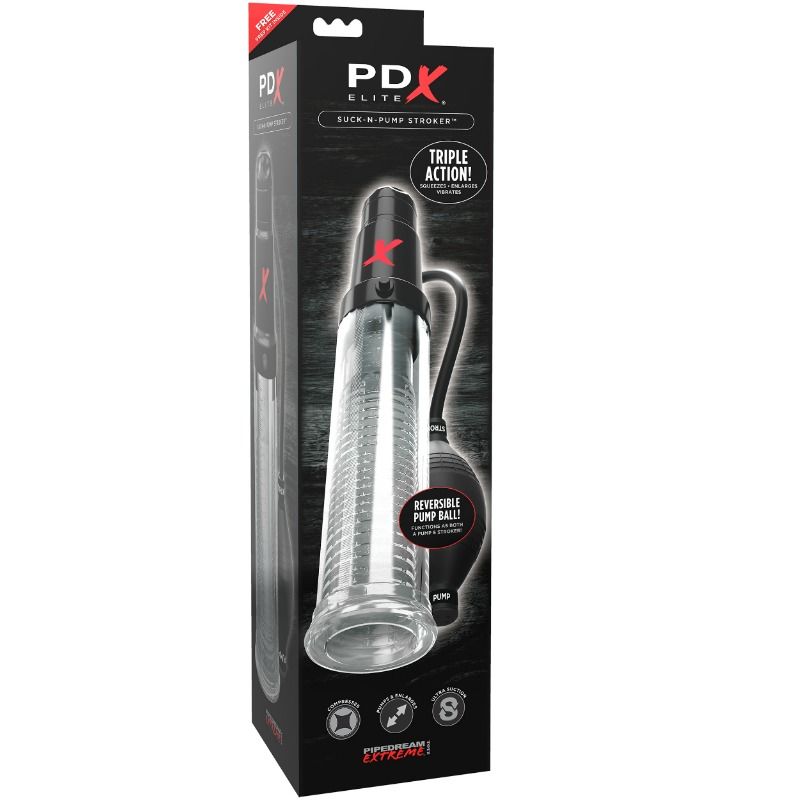 Pdx Elite Suck N Pump Stroker | Niks.fi verkkokauppa