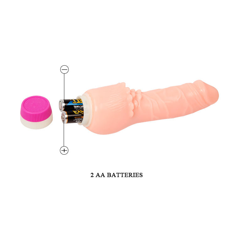 Baile Waves Of Pleasure Realistic Vibrating 19.5 Cm | Niks.fi verkkokauppa