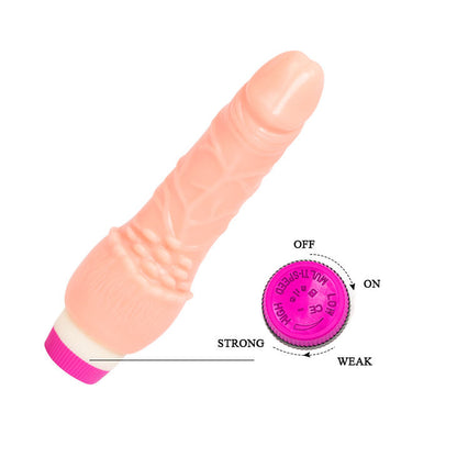 Baile Waves Of Pleasure Realistic Vibrating 19.5 Cm | Niks.fi verkkokauppa