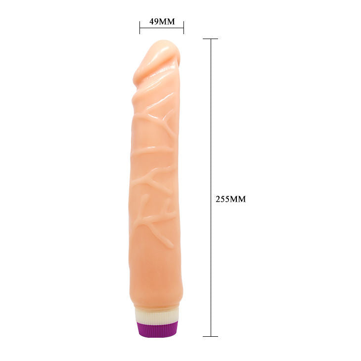 Baile Waves Of Pleasure Realistic Vibrating 25.5 Cm | Niks.fi verkkokauppa
