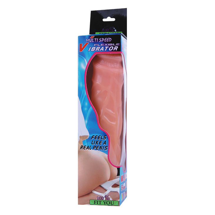 Baile Waves Of Pleasure Realistic Vibrating 25.5 Cm | Niks.fi verkkokauppa