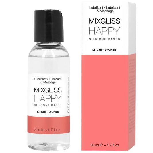 Mixgliss Happy Litchi Silicone Lubricant 50 Ml | Niks.fi verkkokauppa