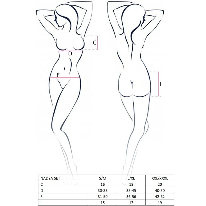 Passion Woman Nadya Set Size S/M | Niks.fi verkkokauppa