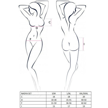 Passion Woman Nadya Set Size S/M | Niks.fi verkkokauppa