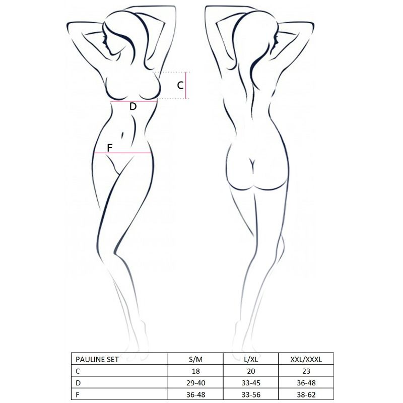 Passion Woman Pauline Set 3 Pieces Size L/Xl | Niks.fi verkkokauppa