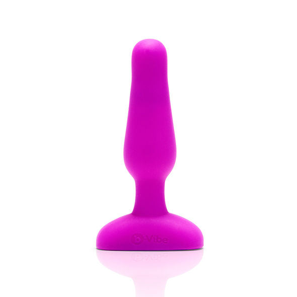 B-Vibe Novice Remote Control Anal Plug Fuchsia | Niks.fi verkkokauppa