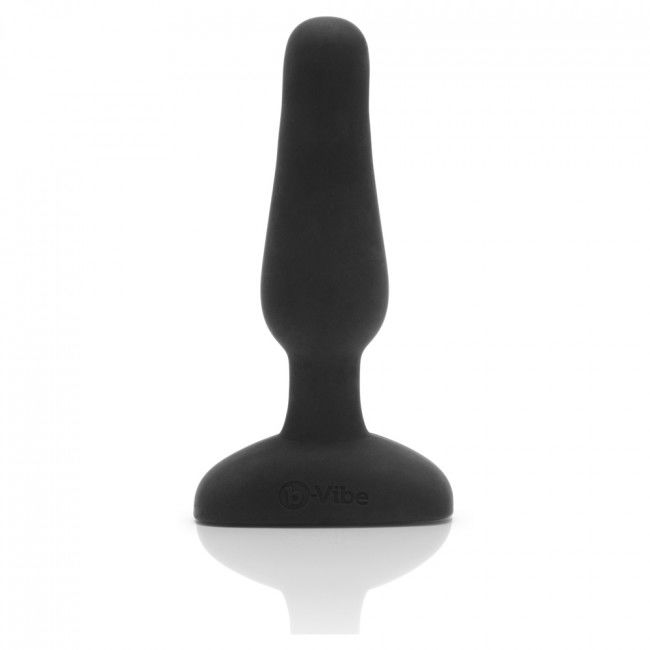 B-Vibe Novice Remote Control Anal Plug Black | Niks.fi verkkokauppa