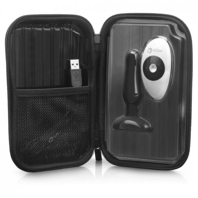 B-Vibe Novice Remote Control Anal Plug Black | Niks.fi verkkokauppa