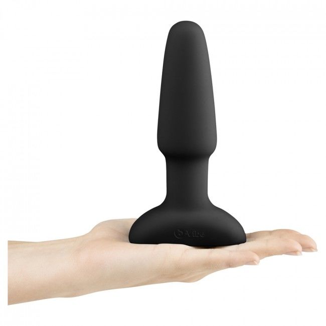 B-Vibe Rimming Remote Control Anal Plug 2 Black | Niks.fi verkkokauppa