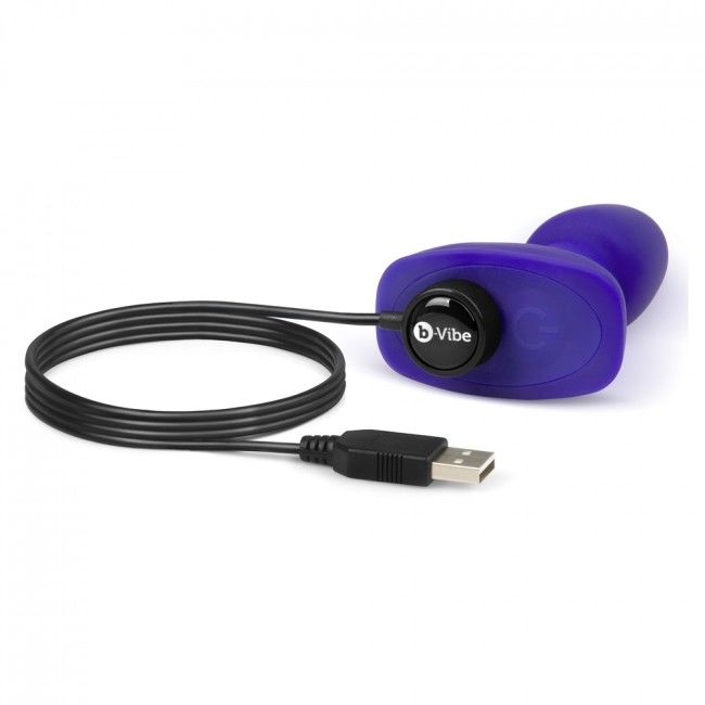 B-Vibe Rimming Remote Control Anal Plug Petite Lilac | Niks.fi verkkokauppa