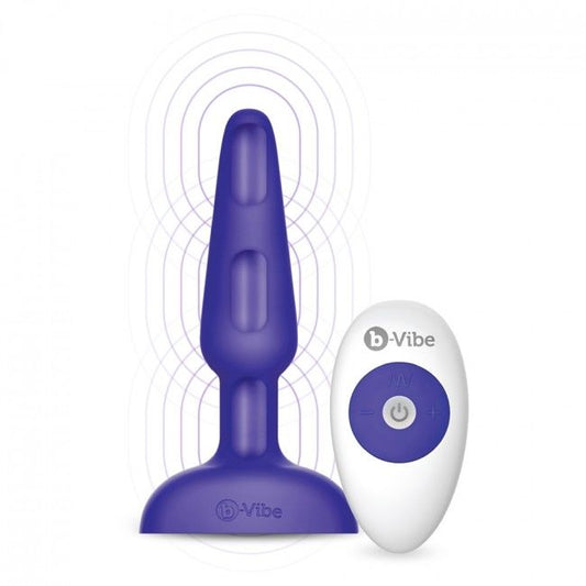 B-Vibe Trio Remote Control Plug Anal Lilac | Niks.fi verkkokauppa