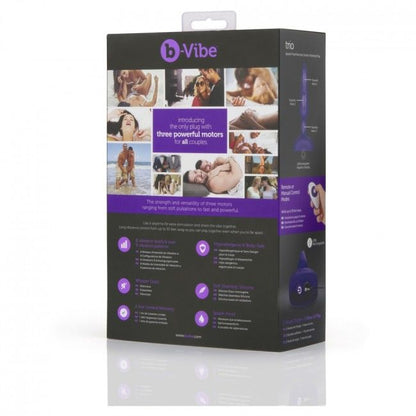 B-Vibe Trio Remote Control Plug Anal Lilac | Niks.fi verkkokauppa