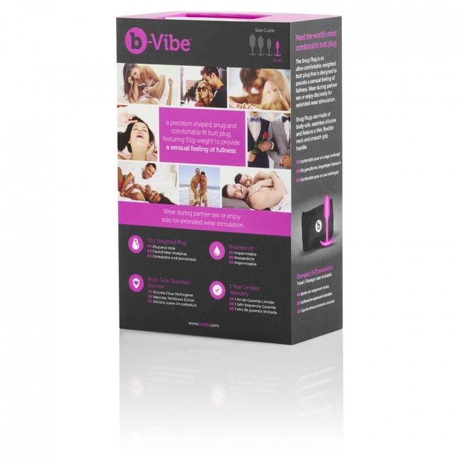 B-Vibe Snug Plug 1 Pink | Niks.fi verkkokauppa