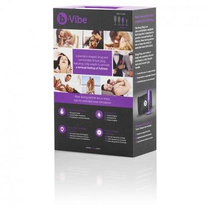 B-Vibe Snug Anal Plug 2 Lilac | Niks.fi verkkokauppa