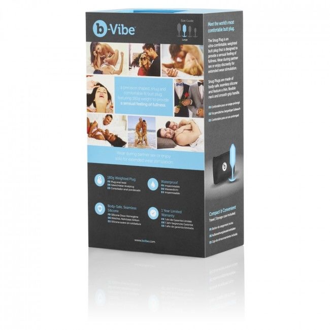 B-Vibe Snug Anal Plug 3 Sky Blue | Niks.fi verkkokauppa