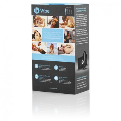 B-Vibe Snug Anal Plug 4 Black | Niks.fi verkkokauppa