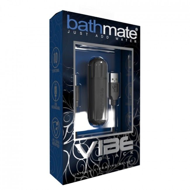 Bathmate Vibe Black Vibrating Bullet | Niks.fi verkkokauppa