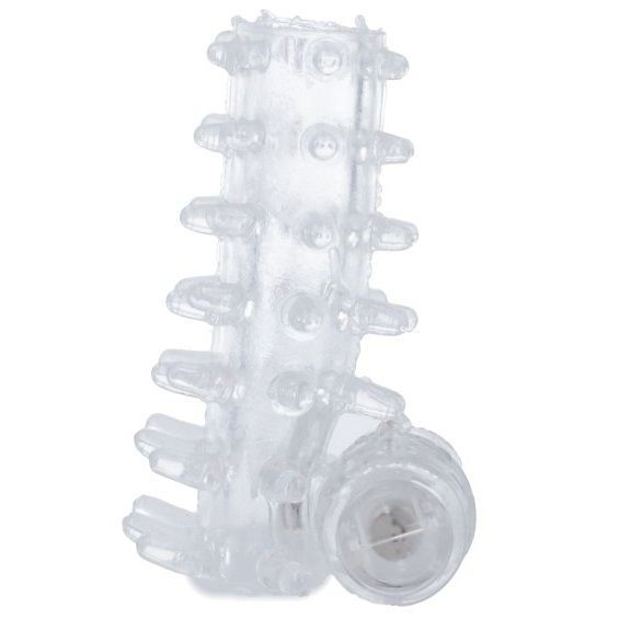Casual Love Ring Vibrating Sleeve Transparent | Niks.fi verkkokauppa