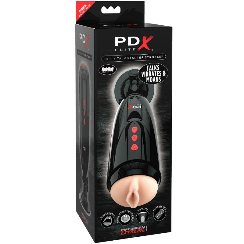Pdx Elite Dirty Talk Starter Stroker | Niks.fi verkkokauppa