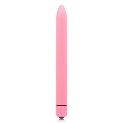 Glossy Slim Vibrator Pink | Niks.fi verkkokauppa