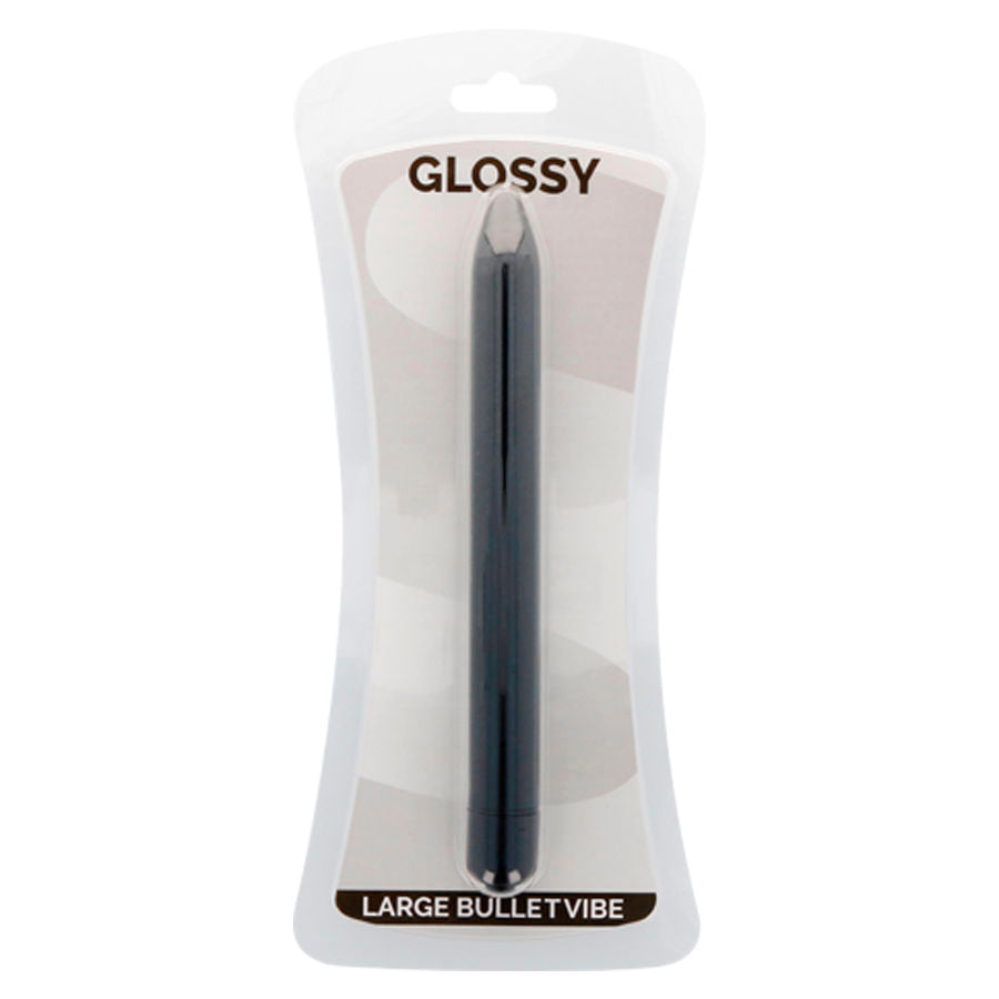 Glossy Slim Vibrator Black | Niks.fi verkkokauppa