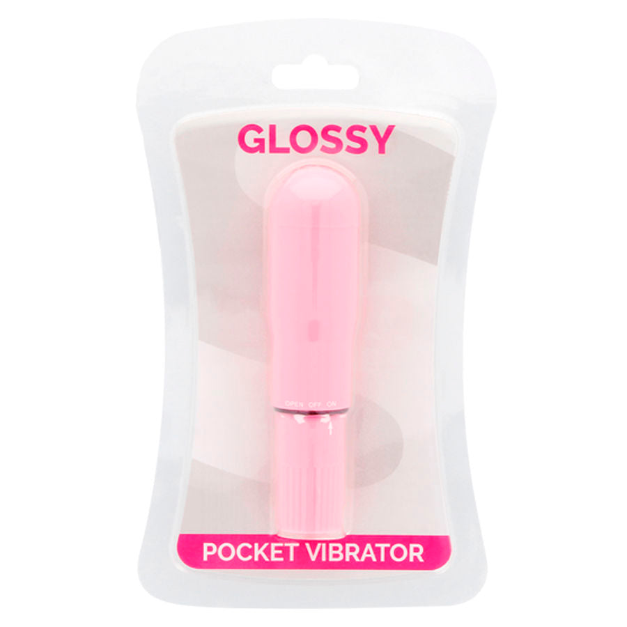Glossy Pocket Vibrator Pink | Niks.fi verkkokauppa
