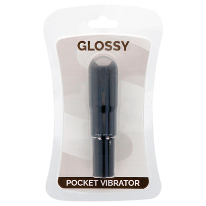 Glossy Pocket Vibrator Black | Niks.fi verkkokauppa