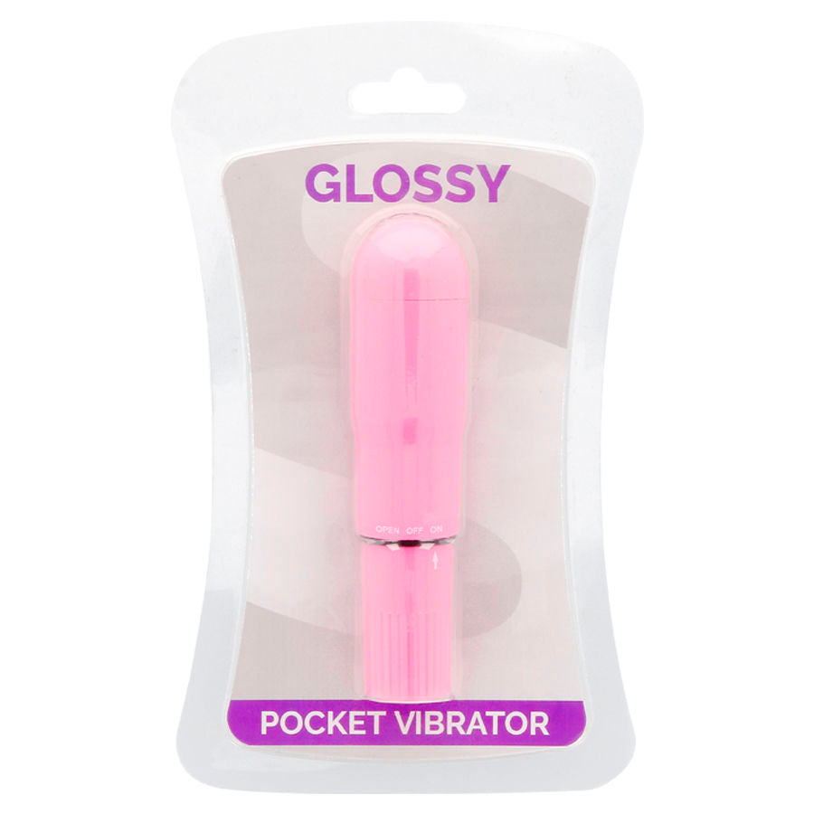 Glossy Pocket Vibrator Deep Rose | Niks.fi verkkokauppa